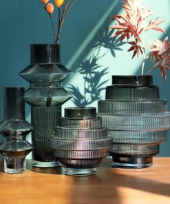 Bộ bình cắm hoa kết hợp decor