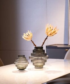 Bộ bình cắm hoa kết hợp decor