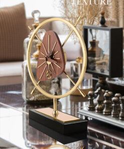 Đồng hồ gỗ óc cho để bàn làm việc
