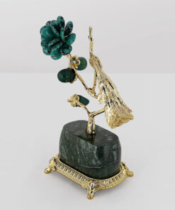 Tượng chim công hoa mẫu đơn