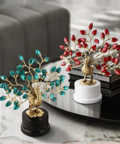 Tượng con công trang trí