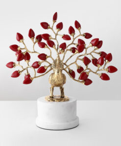 Tượng con công trang trí