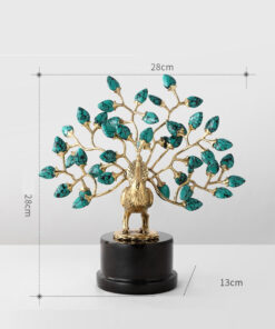 Tượng con công trang trí