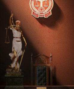 Tượng nữ thần công lý bằng đồng nguyên chất