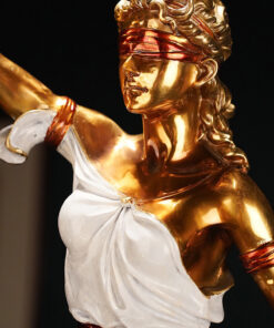 Tượng nữ thần công lý bằng đồng nguyên chất