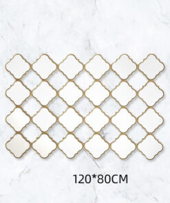 Gương treo tường hình cỏ 4 lá