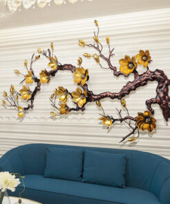 Phù điêu 3D cành mộc lan