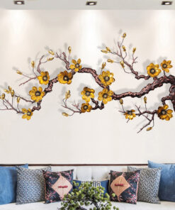 Phù điêu 3D cành mộc lan