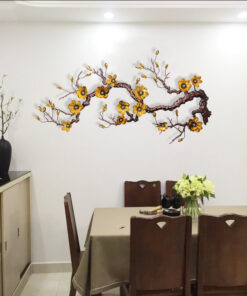Phù điêu 3D cành mộc lan