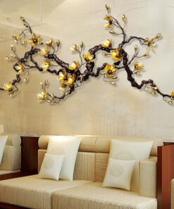 Phù điêu 3D cành mộc lan