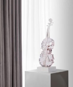 Mô hình đàn vilolon điêu khắc decor sảnh