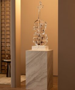 Mô hình đàn vilolon điêu khắc decor sảnh