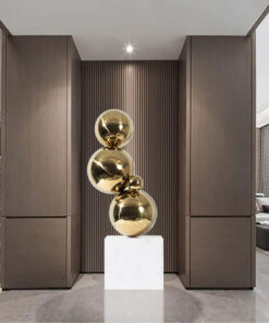 Mô hình quả bóng trang trí bằng inox