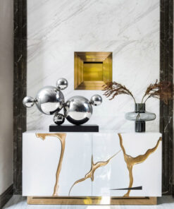 Mô hình quả bóng trang trí bằng inox