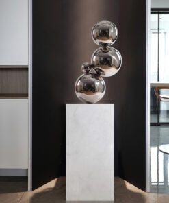 Mô hình quả bóng trang trí bằng inox