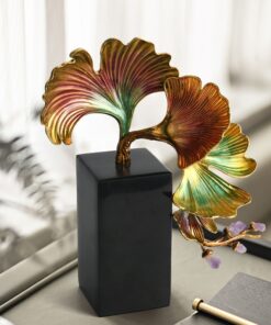 Đồ trang trí lá bạch quả tráng men