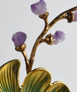 Đồ trang trí lá bạch quả tráng men