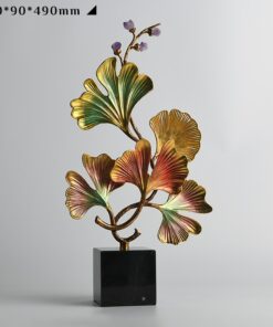 Đồ trang trí lá bạch quả tráng men