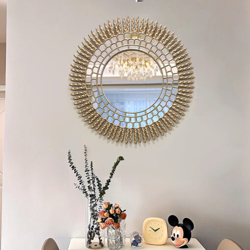 guong-tron-trang-tri-noi-that 2 Gương tròn trang trí nội thất