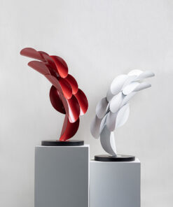 Mô hình lá xếp tầng trang trí sảnh