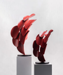 Mô hình lá xếp tầng trang trí sảnh