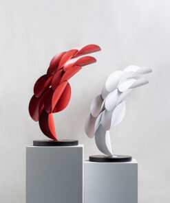 Mô hình lá xếp tầng trang trí sảnh