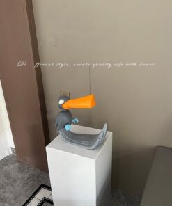 Tượng chim mỏ dài trang trí