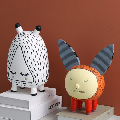 Tượng động vật dễ thương decor kệ sách Tượng động vật dễ thương decor kệ sách