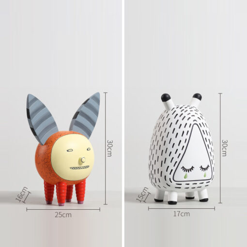 tuong-dong-vat-de-thuong-decor 8 Tượng động vật dễ thương decor kệ sách