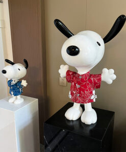 Tượng gấu Snoopy Pooh