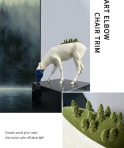 Tượng hươu rừng trang trí