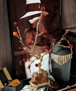 Cây tài lộc gắn đá làm quà tặng khai trương