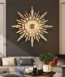 Đồng hồ treo tường khảm trai trang trí