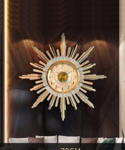 Đồng hồ treo tường khảm trai trang trí