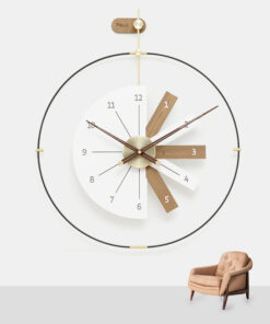 Đồng hồ sáng tạo treo tường phòng khách