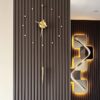 Đồng hồ tối giản không số decor