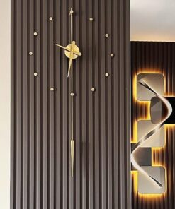 Đồng hồ tối giản không số decor