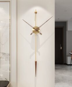 Đồng hồ tối giản không số decor