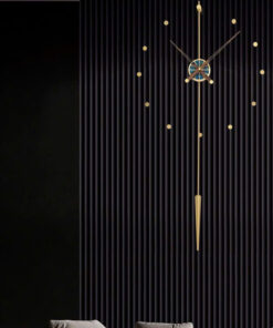 Đồng hồ tối giản không số decor