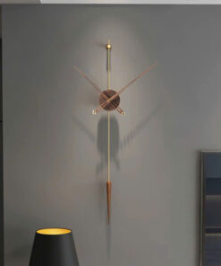 Đồng hồ tối giản không số decor