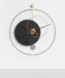 Đồng hồ tối giản treo tường phòng khách