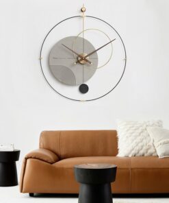 Đồng hồ tối giản treo tường phòng khách