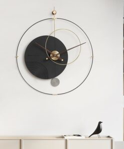 Đồng hồ tối giản treo tường phòng khách