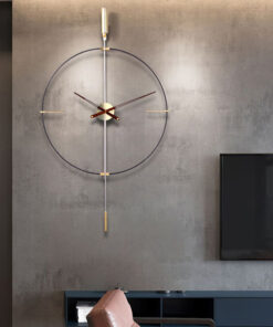 Đồng hồ treo tường kiểu tối giản, tinh tế và hiện đại