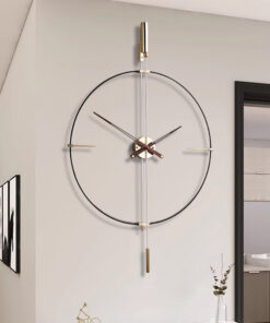 Đồng hồ treo tường kiểu tối giản, tinh tế và hiện đại