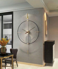 Đồng hồ treo tường kiểu tối giản, tinh tế và hiện đại