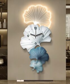 Đồng hồ treo tường lá bạch quả