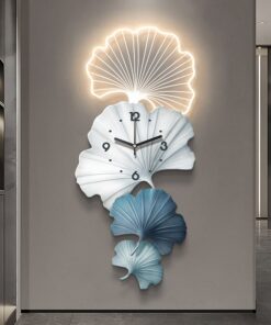 Đồng hồ treo tường lá bạch quả