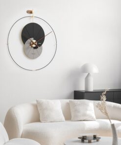 Đồng hồ treo tường phong cách tối giản
