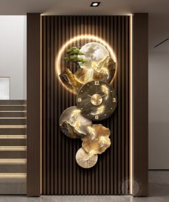 Đồng hồ treo tường sáng tạo khổ dọc